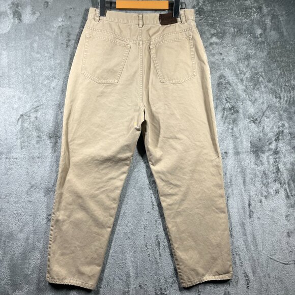 VTG Lauren Ralph Lauren Pants Mens Size 10 Beige Cotton Chino Tapered - Picture 6 of 11